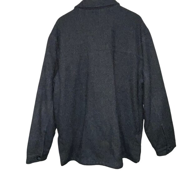 Chaps Ralph Lauren Grey Wool Blend Men's Jacket Size XL Winter - Picture 5 of 6